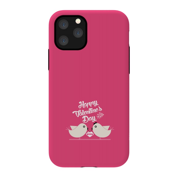 iPhone 11 Pro StrongFit love birds couple by TMSarts
