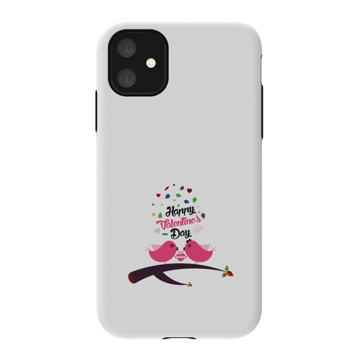 iPhone 11 StrongFit birds sitting on tree by TMSarts