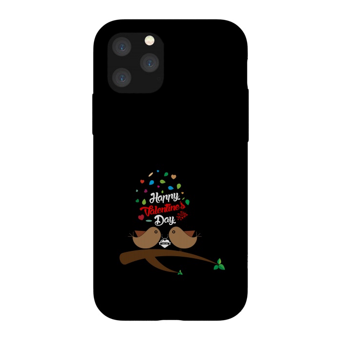 iPhone 11 Pro StrongFit brown love birds by TMSarts