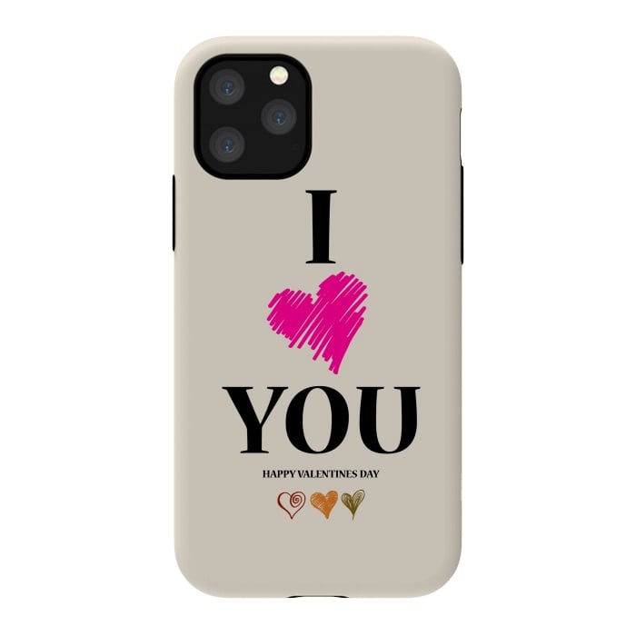 iPhone 11 Pro StrongFit i love you heart by TMSarts