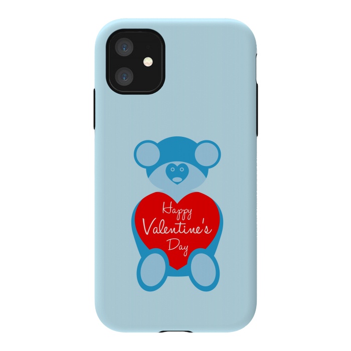 iPhone 11 StrongFit teddy bear blue by TMSarts