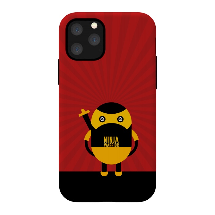 iPhone 11 Pro StrongFit ninja warrior red by TMSarts