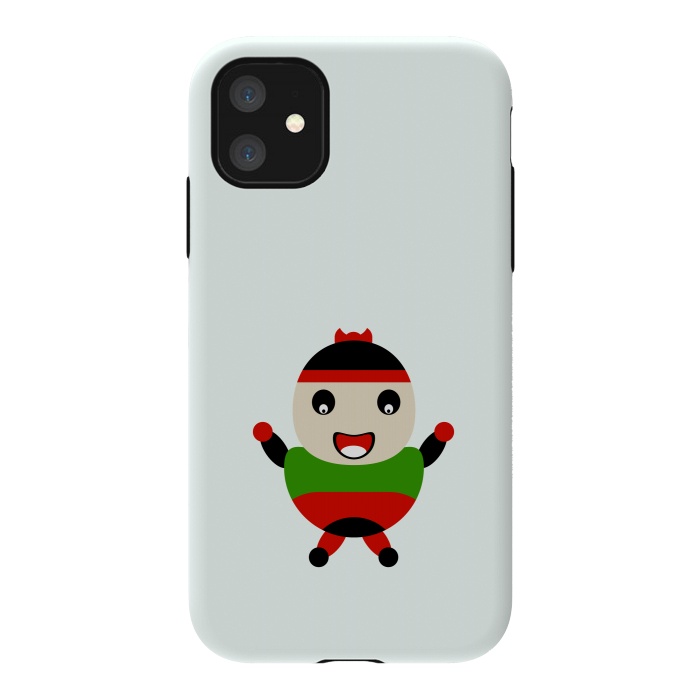 iPhone 11 StrongFit cartoon baby crying  by TMSarts