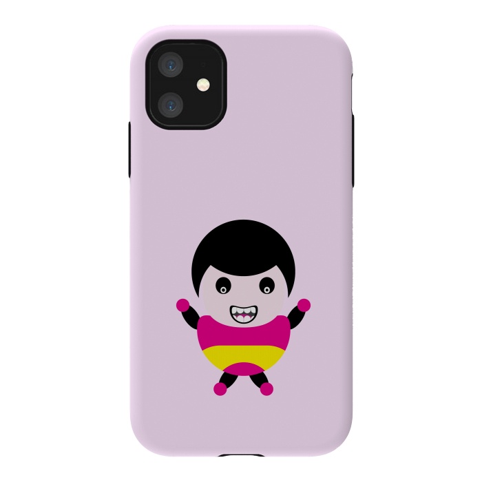 iPhone 11 StrongFit cartoon child smile by TMSarts