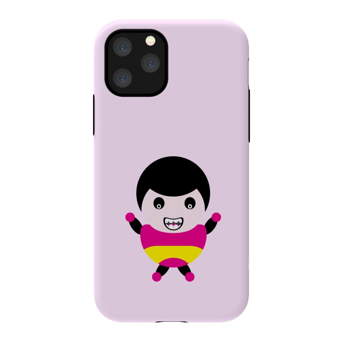 iPhone 11 Pro StrongFit cartoon child smile by TMSarts