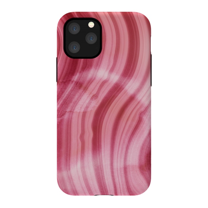 iPhone 11 Pro StrongFit Pink Mermaid Waves Marble  by  Utart