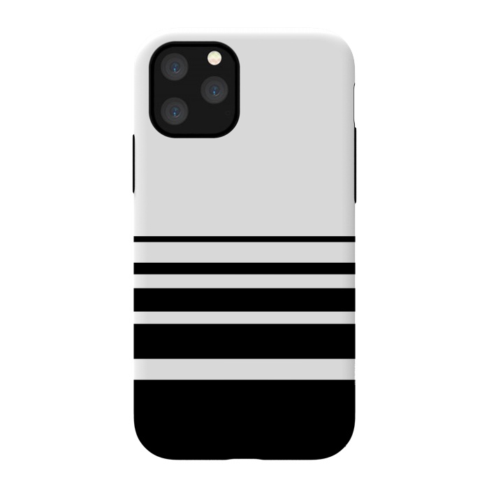 iPhone 11 Pro StrongFit black and white steps by TMSarts