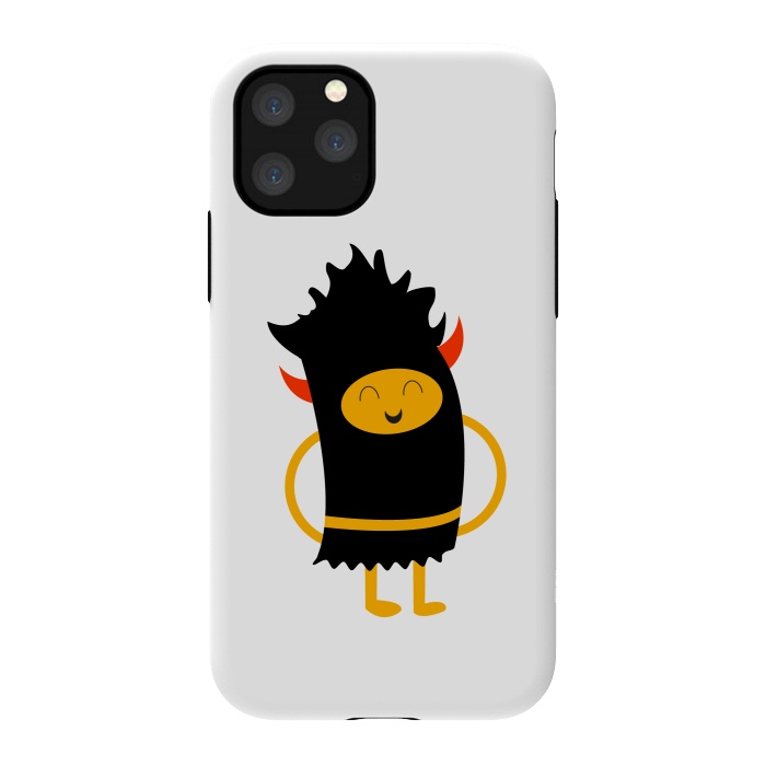 iPhone 11 Pro StrongFit monster kid cartoon by TMSarts