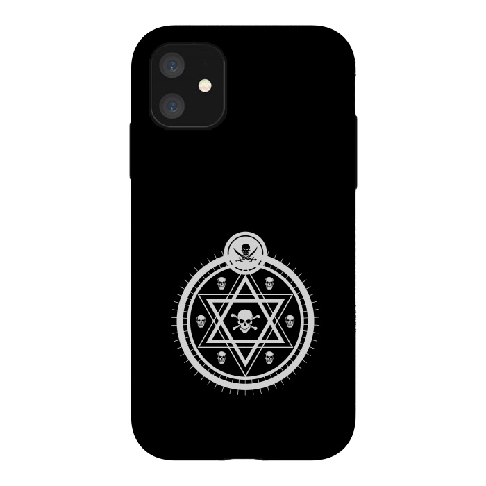 iPhone 11 StrongFit astrological skull by TMSarts