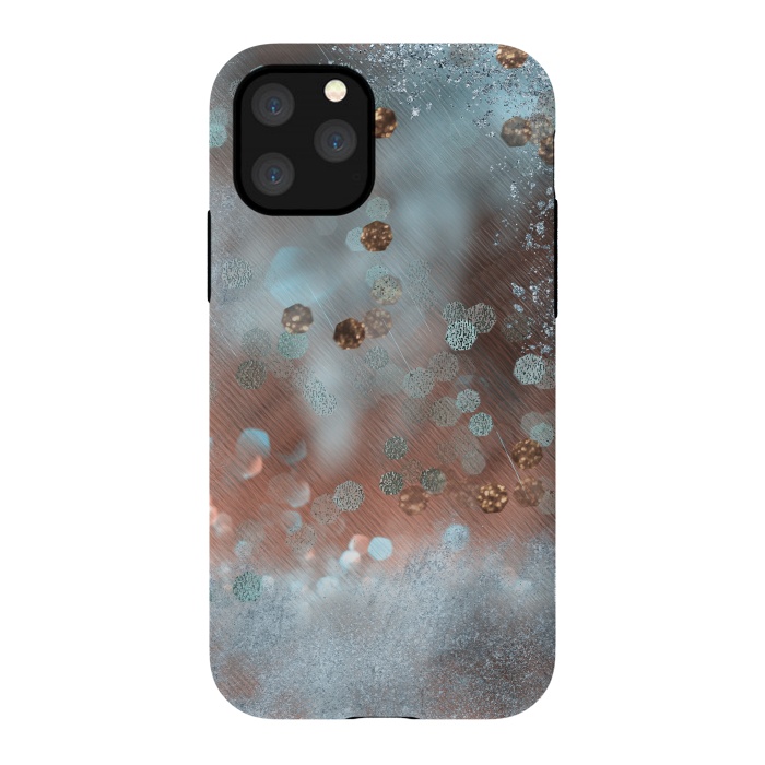 iPhone 11 Pro StrongFit Copper Teal Glamour by Andrea Haase