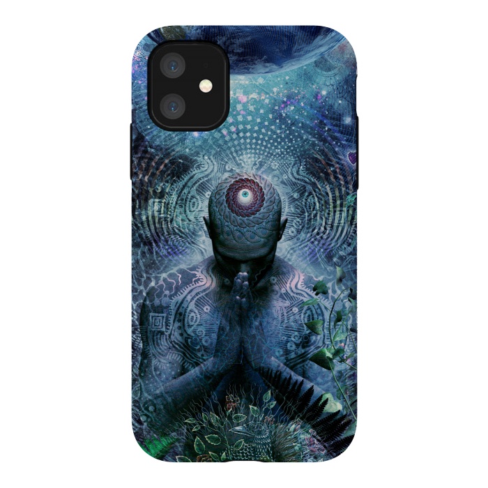 iPhone 11 StrongFit Gratitude For The Earth And Sky by Cameron Gray
