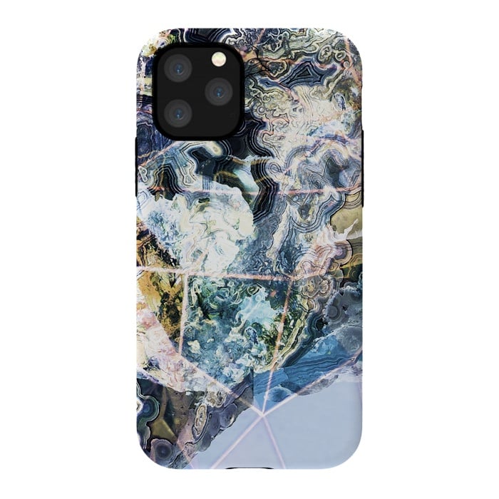 iPhone 11 Pro StrongFit Precious geode stone by Oana 
