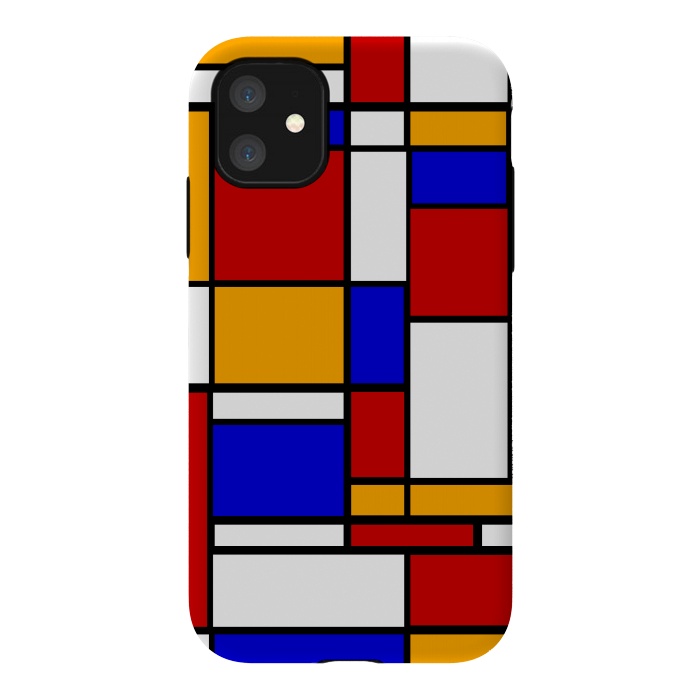 iPhone 11 StrongFit modern geometric shapes  by TMSarts