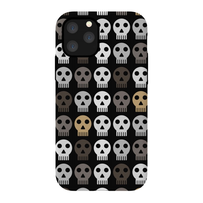 iPhone 11 Pro StrongFit dark skulls by TMSarts