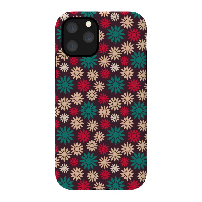 iPhone 11 Pro StrongFit geometric sunflowers by TMSarts