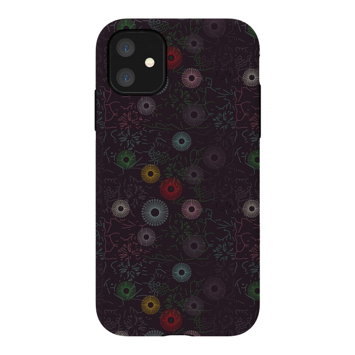 iPhone 11 StrongFit ceramic floral  by TMSarts