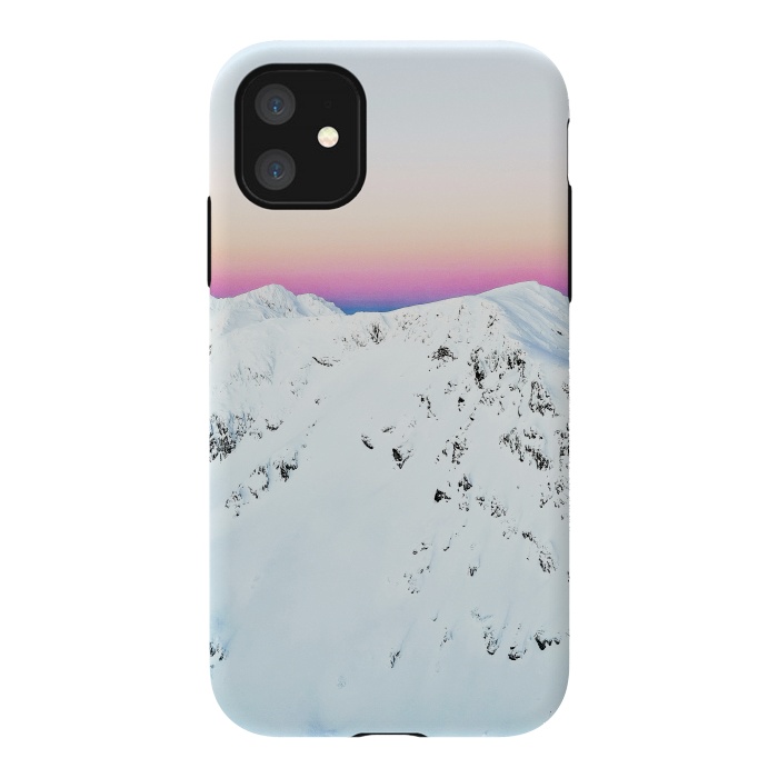 iPhone 11 StrongFit Snow Horizon by Uma Prabhakar Gokhale