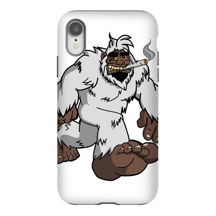 iPhone Xr StrongFit Chillin' Yeti by Area51 Designs