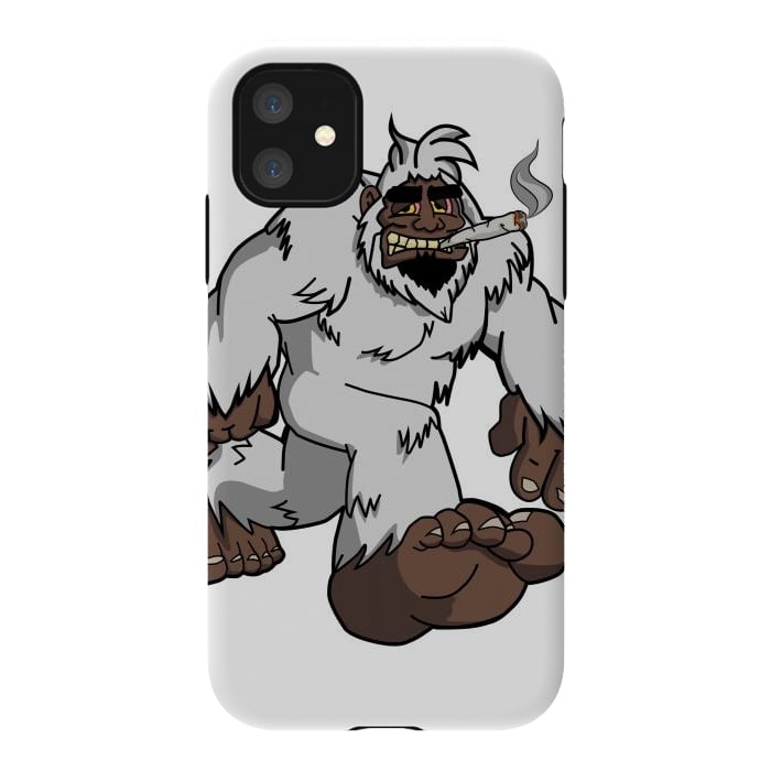 iPhone 11 StrongFit Chillin' Yeti by Area51 Designs