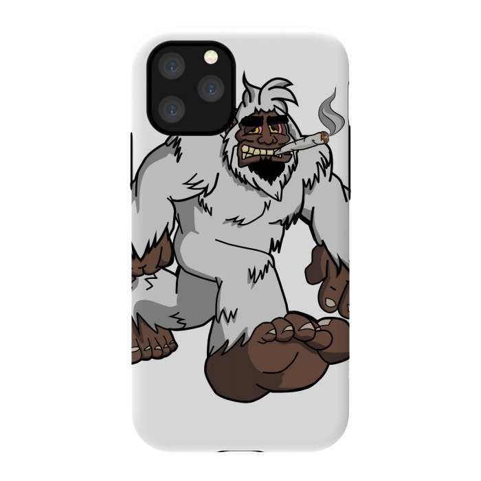iPhone 11 Pro StrongFit Chillin' Yeti by Area51 Designs