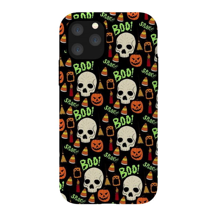iPhone 11 Pro StrongFit Halloween pattern by Steve Wade (Swade)