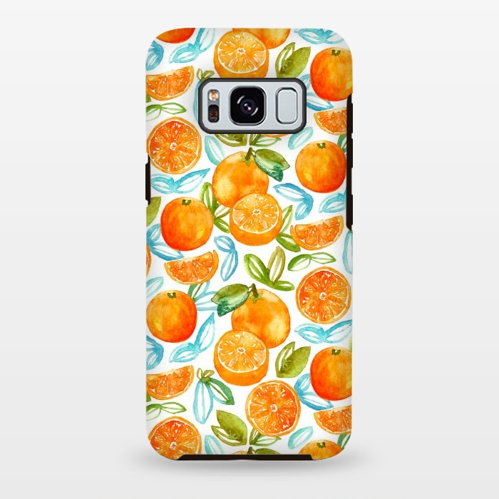 Galaxy S8 plus StrongFit Oranges  by Tigatiga