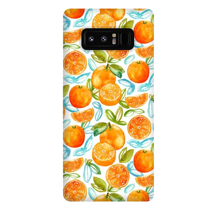 Galaxy Note 8 StrongFit Oranges  by Tigatiga