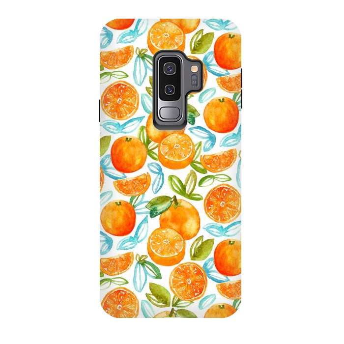 Galaxy S9 plus StrongFit Oranges  by Tigatiga