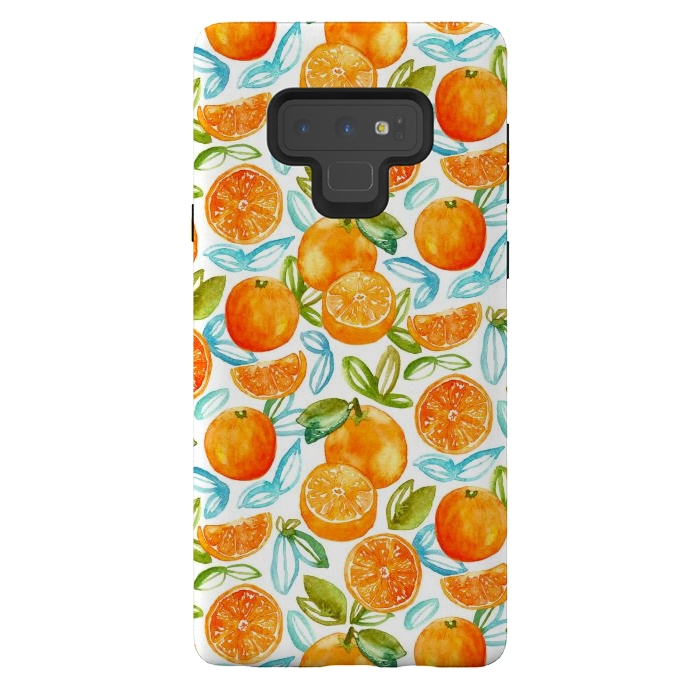 Galaxy Note 9 StrongFit Oranges  by Tigatiga