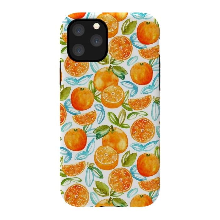 iPhone 11 Pro StrongFit Oranges  by Tigatiga