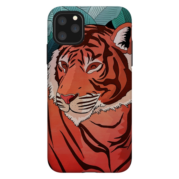 iPhone 11 Pro Max StrongFit Tiger in the jungle  by Steve Wade (Swade)