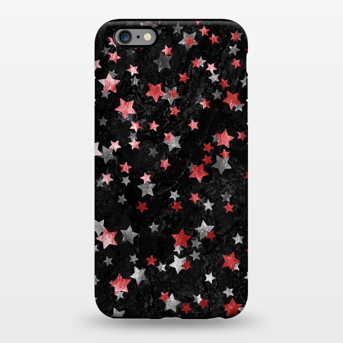 iPhone 6/6s plus StrongFit Silver Copper stars on marble sky by Oana 