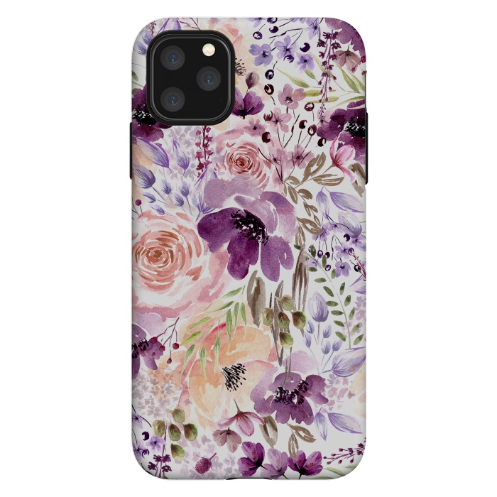 iPhone 11 Pro Max StrongFit Floral Chaos by Anis Illustration