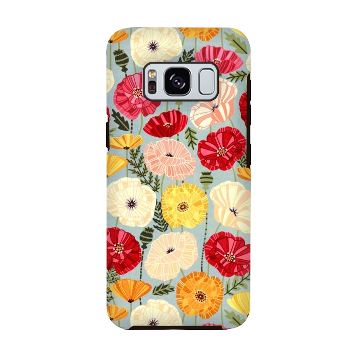 Galaxy S8 StrongFit Iceland Poppies  by Tigatiga