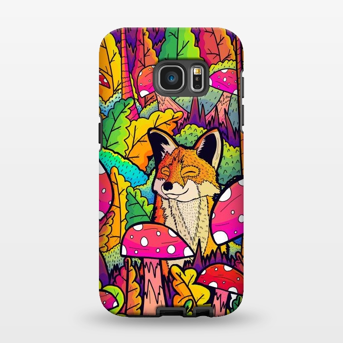 Galaxy S7 EDGE StrongFit The happy little fox by Steve Wade (Swade)