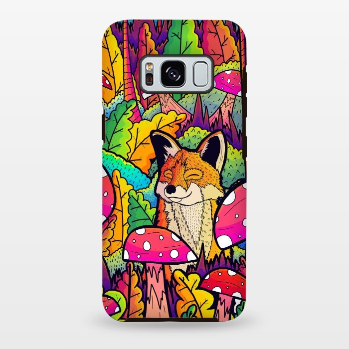 Galaxy S8 plus StrongFit The happy little fox by Steve Wade (Swade)