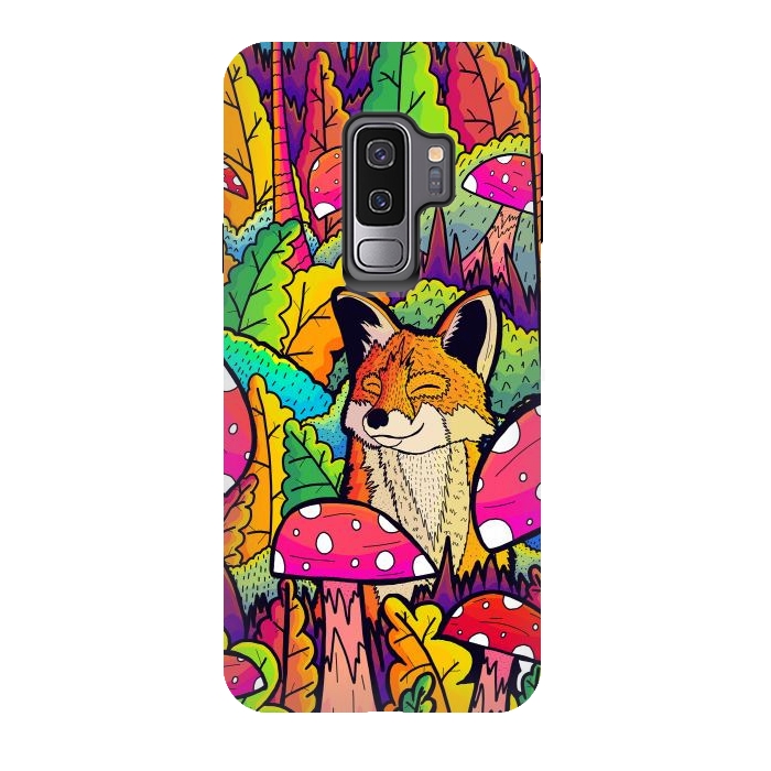 Galaxy S9 plus StrongFit The happy little fox by Steve Wade (Swade)