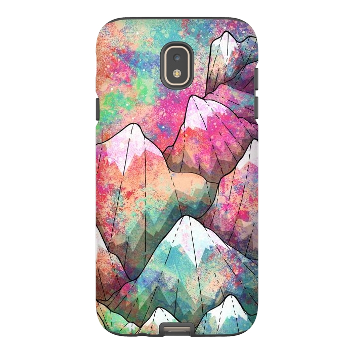 Galaxy J7 StrongFit The painted mountain peaks  by Steve Wade (Swade)