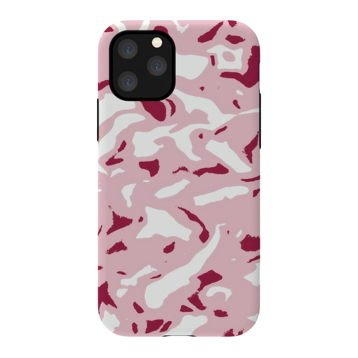 iPhone 11 Pro StrongFit Light pink camouflage by Jms