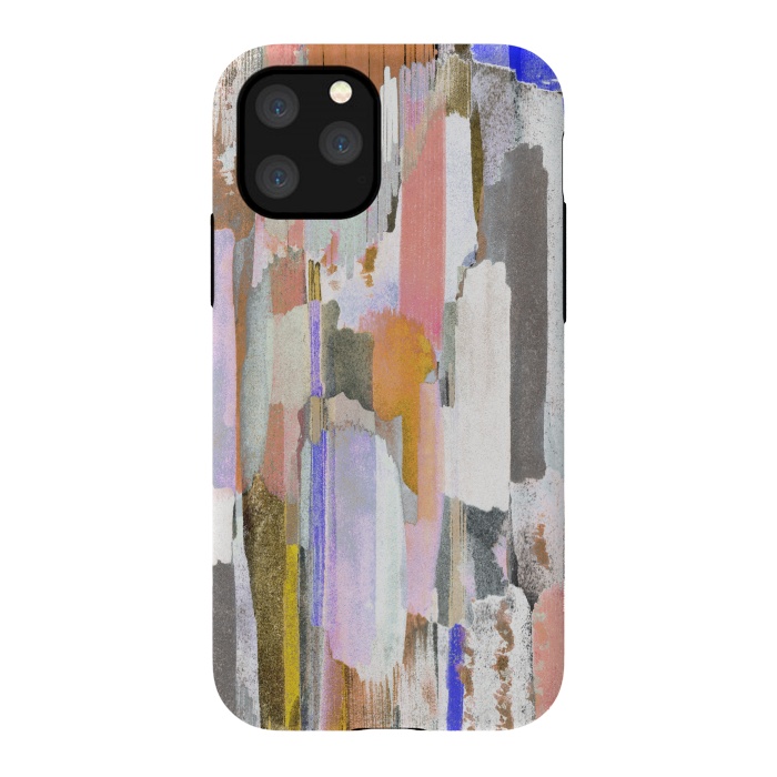 iPhone 11 Pro StrongFit Abstract pastel brushstrokes painting by Oana 