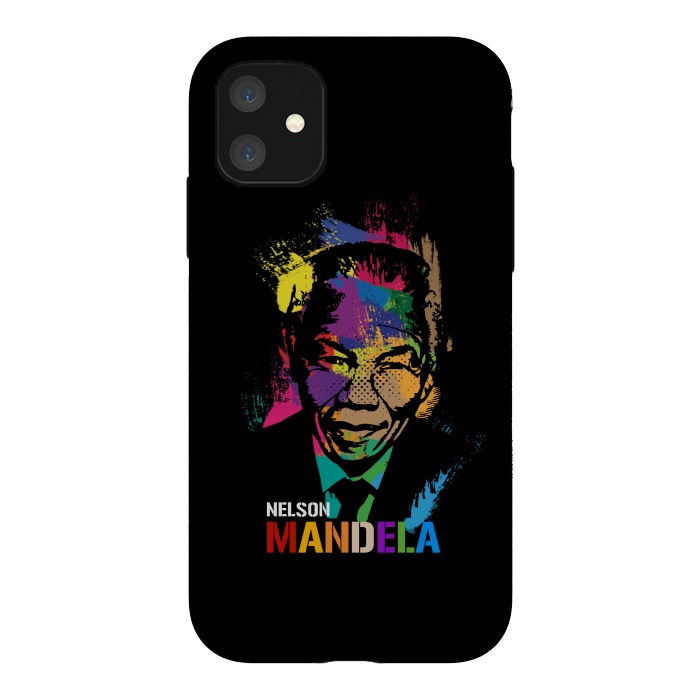 iPhone 11 StrongFit nelson mandela by TMSarts