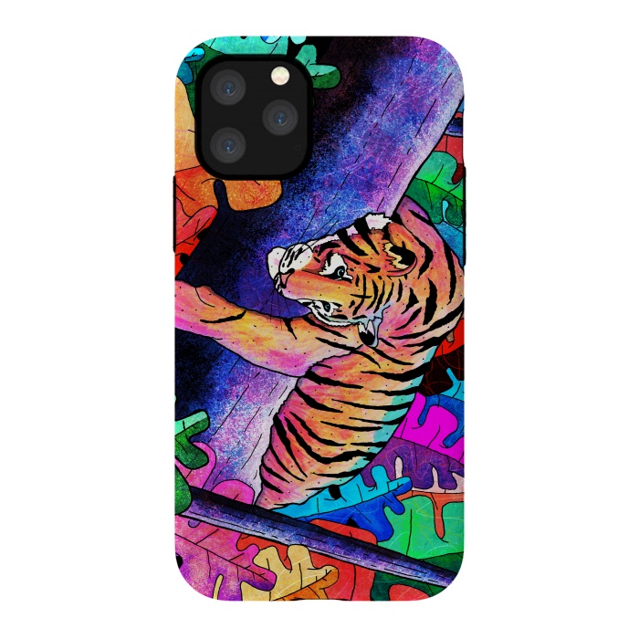iPhone 11 Pro StrongFit The lazy tiger by Steve Wade (Swade)
