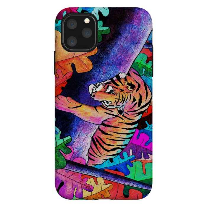 iPhone 11 Pro Max StrongFit The lazy tiger by Steve Wade (Swade)