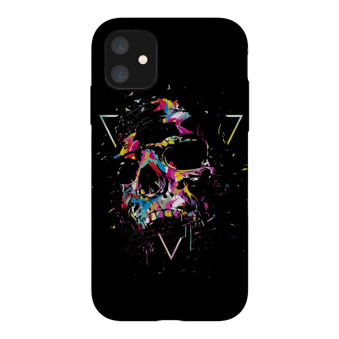 iPhone 11 StrongFit Skull X by Balazs Solti