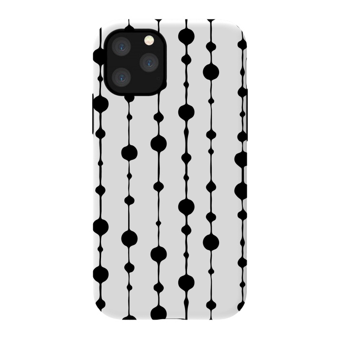 iPhone 11 Pro StrongFit Dots in Lines I by Majoih