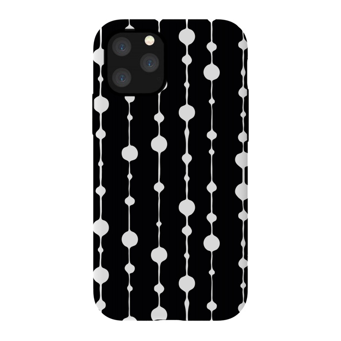 iPhone 11 Pro StrongFit Dots in Lines II by Majoih