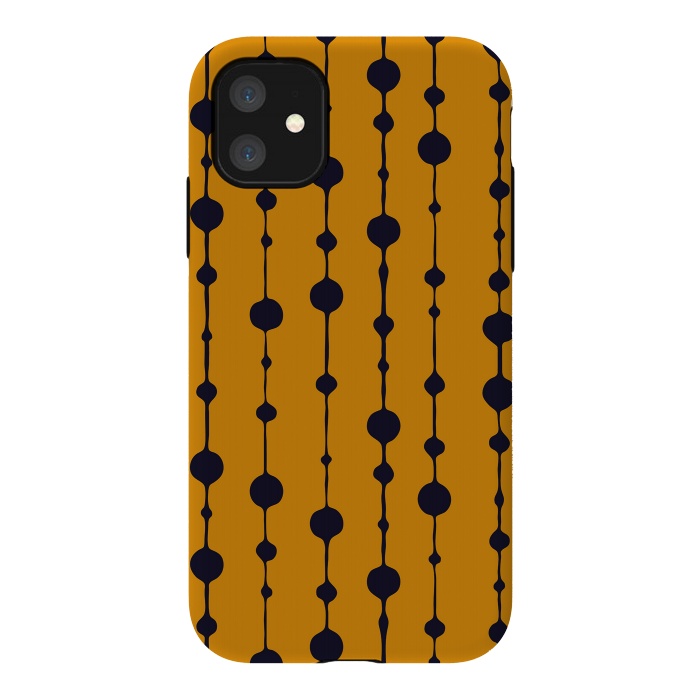 iPhone 11 StrongFit Dots in Lines III by Majoih