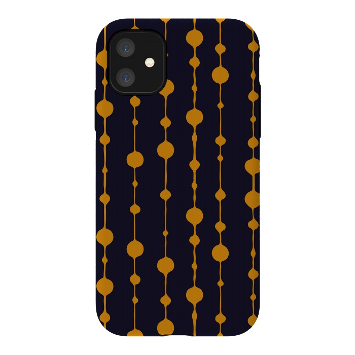 iPhone 11 StrongFit Dots in Lines IV by Majoih