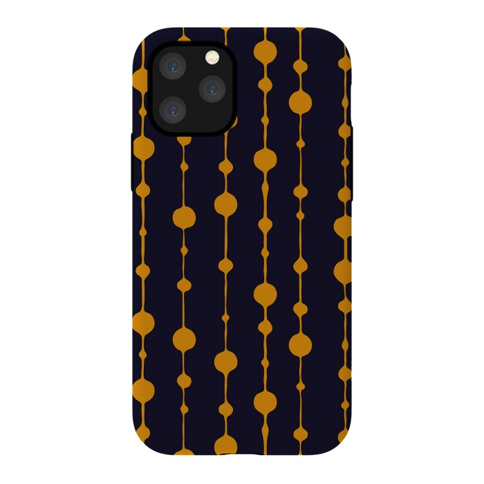 iPhone 11 Pro StrongFit Dots in Lines IV by Majoih