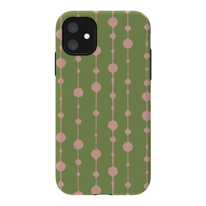 iPhone 11 StrongFit Dots in Lines VI by Majoih